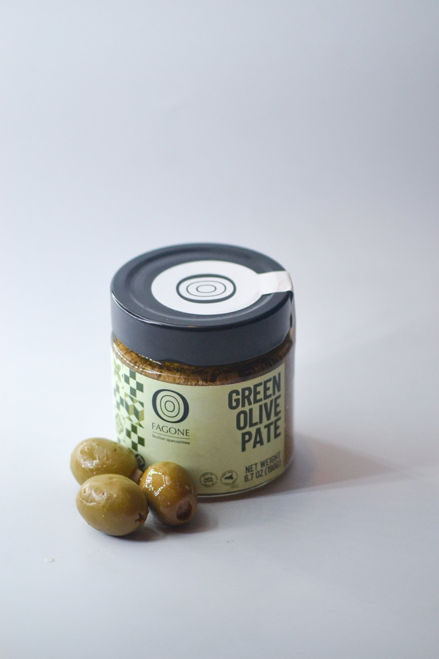 Fagone Green Olive Pate 6.7 oz.