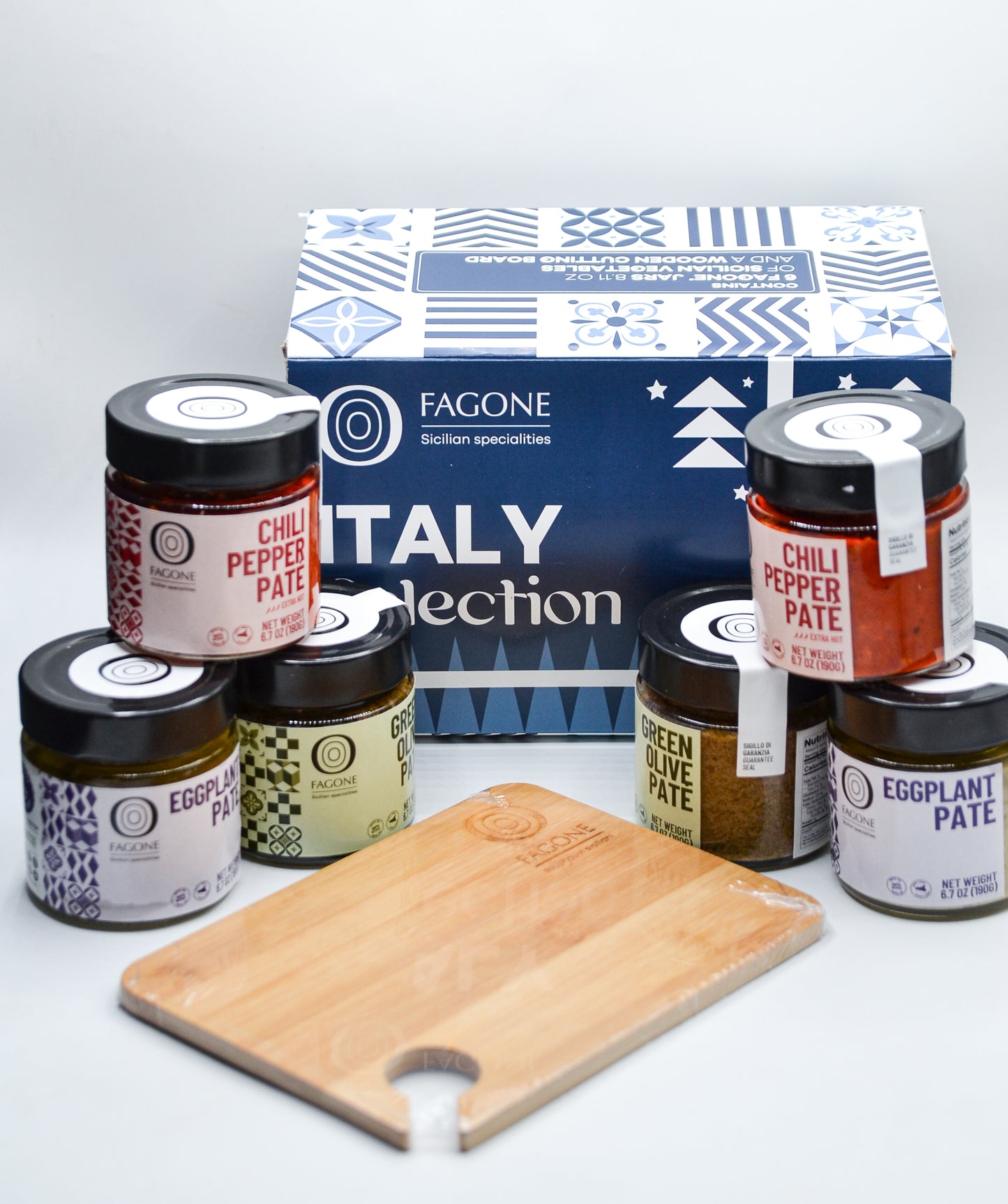 Fagone Sicilian Specialties Italy Selection 7 Piece Gift Box