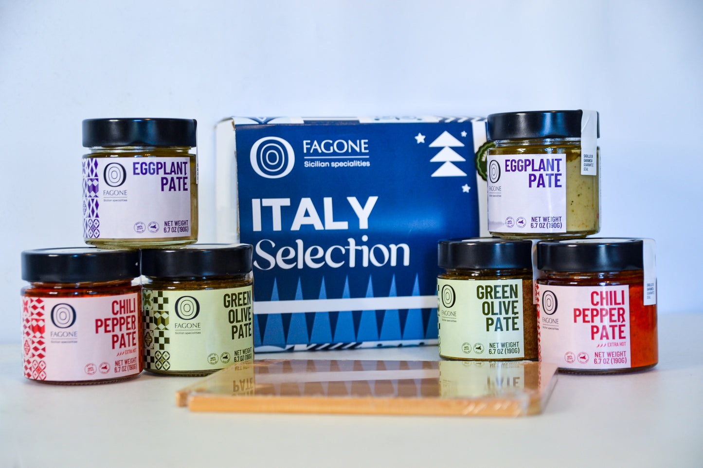 Fagone Sicilian Specialties Italy Selection 7 Piece Gift Box