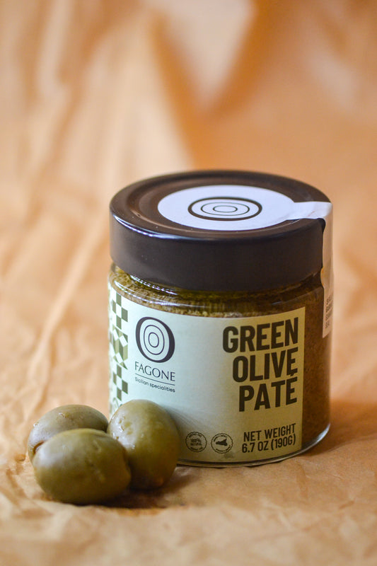 Fagone Green Olive Pate 6.7 oz.