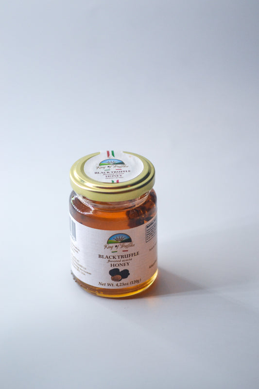 King of Truffles Black Truffle Flavored Acacia Honey 4.23 oz.