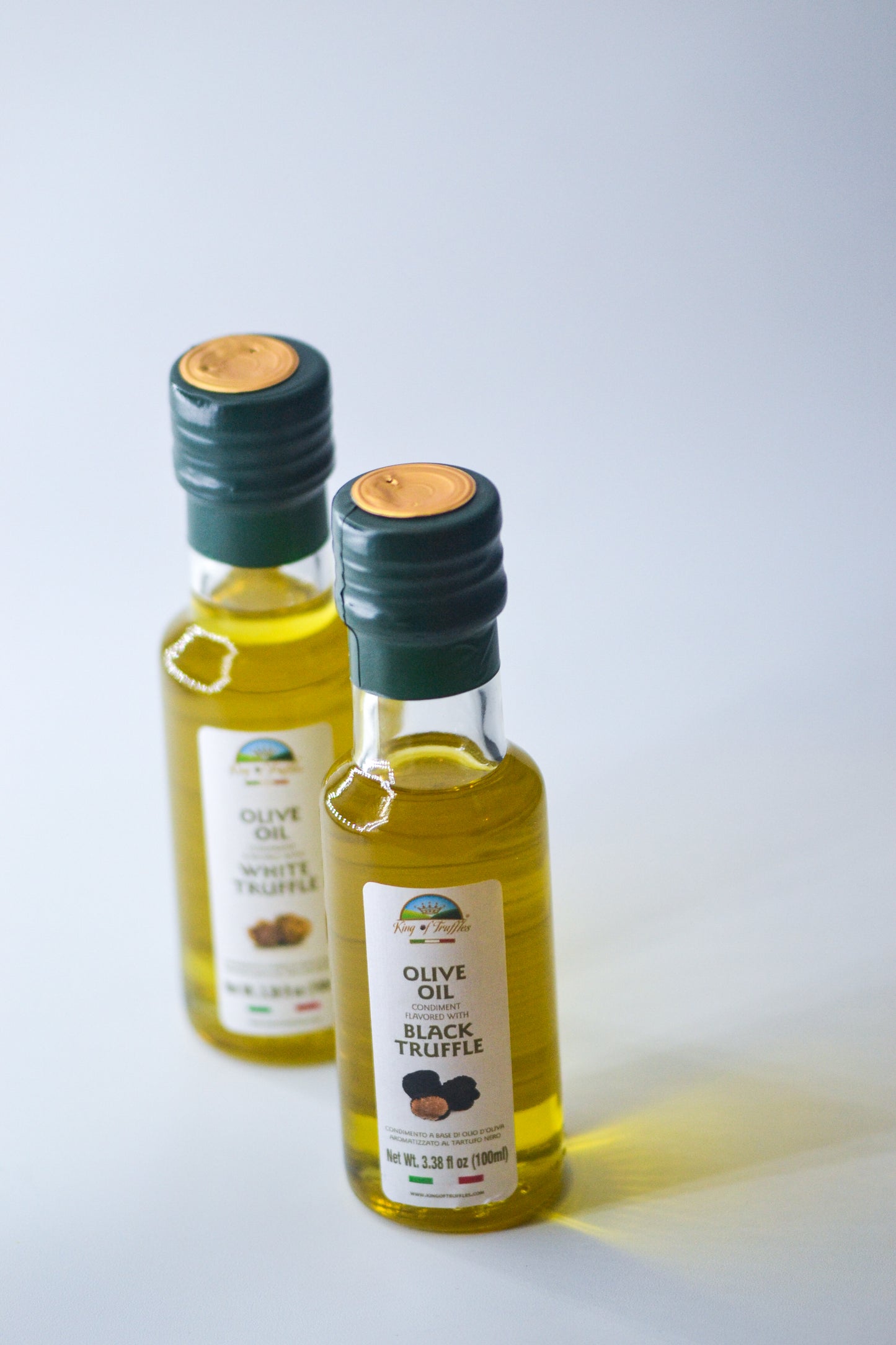 King of Truffles Black Truffle Flavored Olive Oil Condiment 3.8 oz.